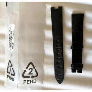 Authentic New Breguet Reine de Naples 16mm /14mm Black Alligator Watch Strap OEM